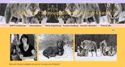 Desktop Screenshot of hunde-katzen-food.ch