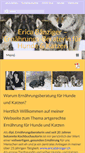 Mobile Screenshot of hunde-katzen-food.ch